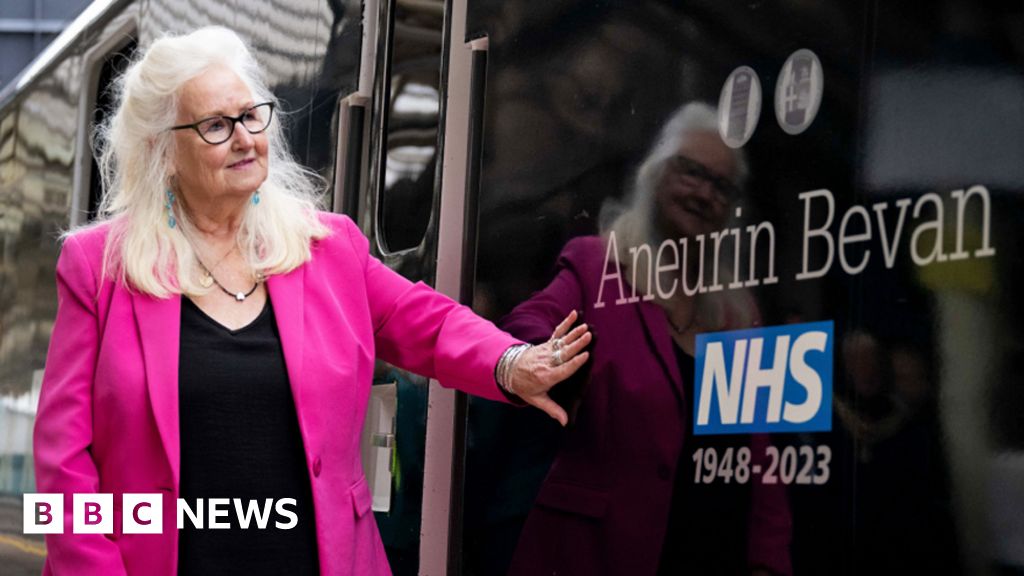 NHS at 75: New Aneurin Bevan train unveiled for anniversary