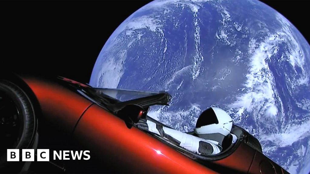 Elon Musk's Falcon Heavy rocket launches successfully - BBC News