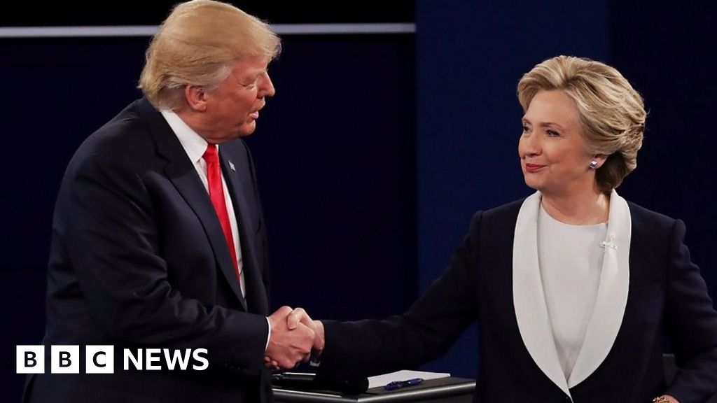 Trump V Clinton Sex Lies And Videotape At Us Presidential Debate Bbc News 8194