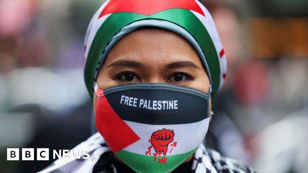 Pro-Palestinian march draws thousands in London with protests across UK
