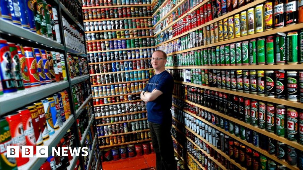 Downsizing huge 9,300 beer can hoard 'painful'