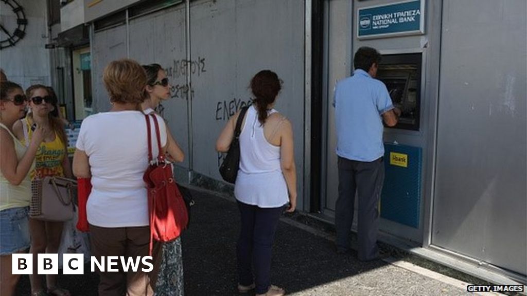 Ecb Tightens Squeeze On Greek Banks Bbc News