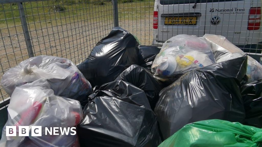 Residents 'devastated' by rubbish dumped at NI beauty spots - BBC News