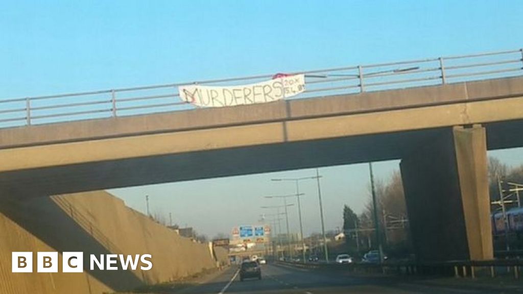 Man Utd Fans Sentenced Over Obscene Hillsborough Banner Bbc News