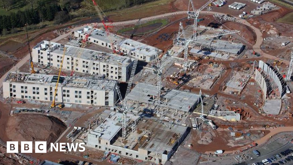 Dumfries hospital Pictures show £270m project progress BBC News