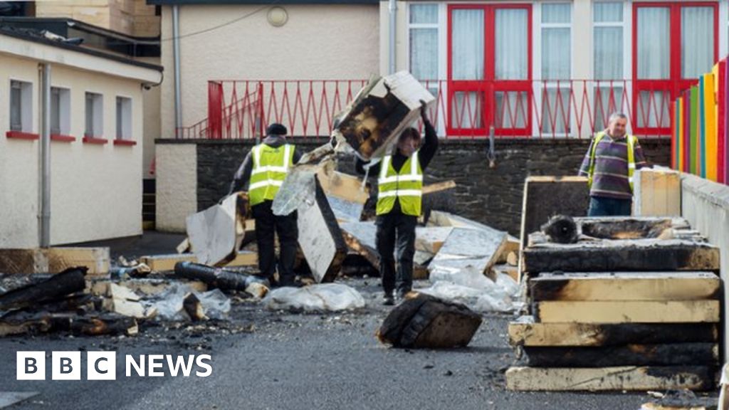 Holy Child Primary School Fire treated as suspected arson BBC News
