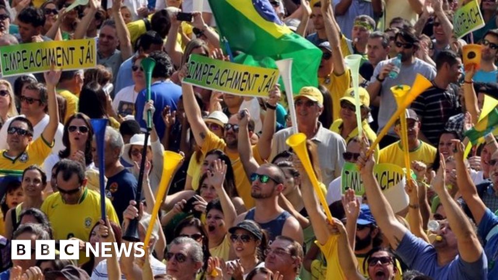 Mass Brazil Protests Against President Rousseff - BBC News