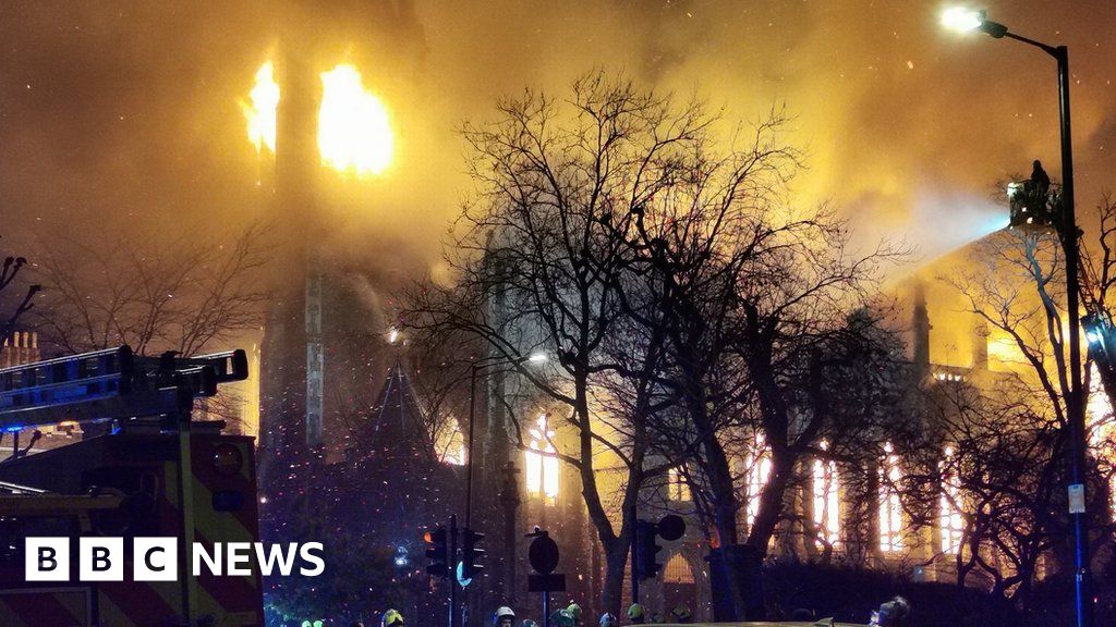 St John’s Wood: Firefighters tackle blaze at St Mark’s church
