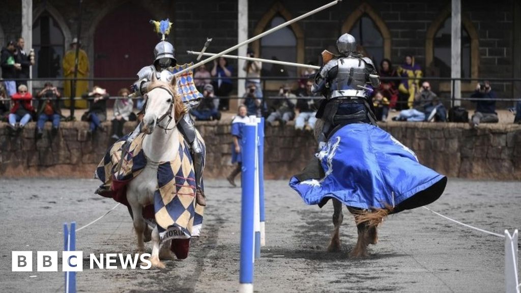 Australia take on England in jousting 'Ashes' thumbnail