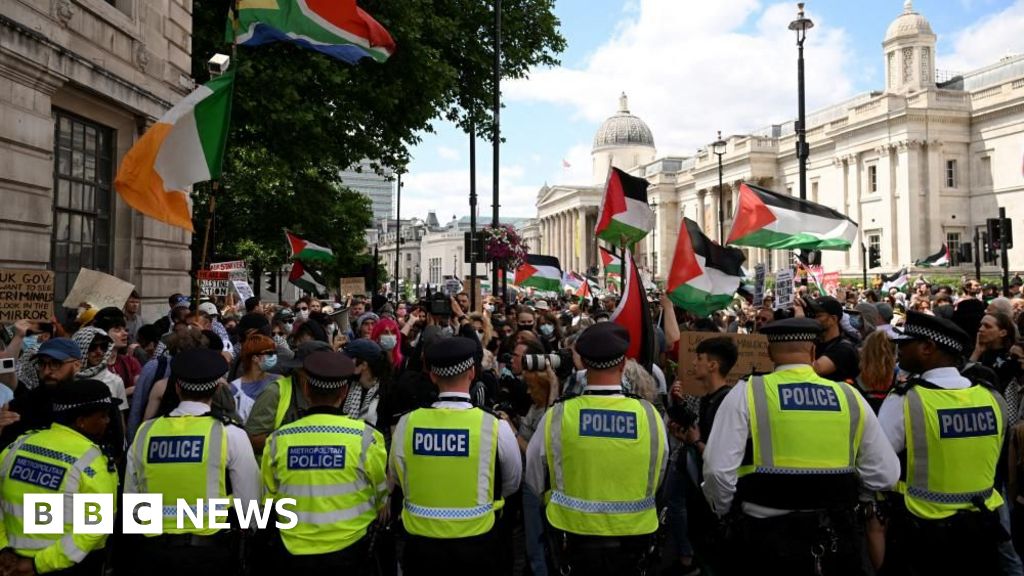 Seven people charged after Palestine Action protest