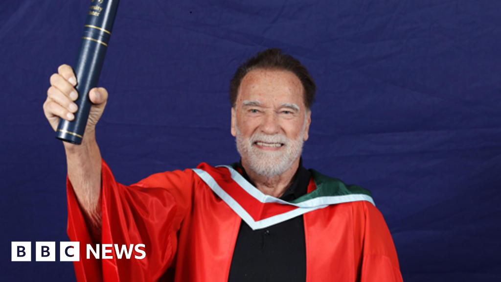Arnold Schwarzenegger given honorary degree by Ulster University