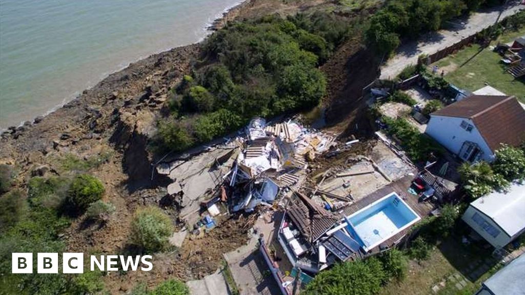 Eastchurch Residents Told To Stop DIY Cliff Fall Repairs - BBC News