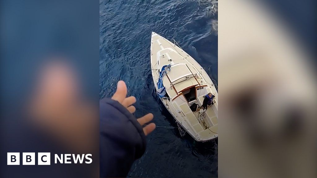 Two boaters and a dog rescued after 10 days at sea