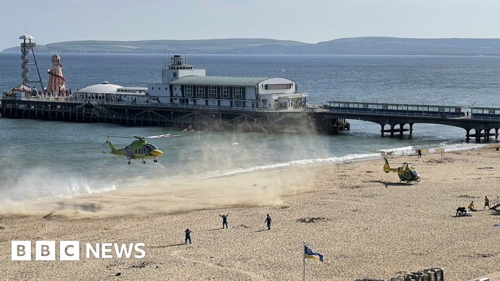 Bournemouth beach deaths: Funeral held for girl pulled from sea