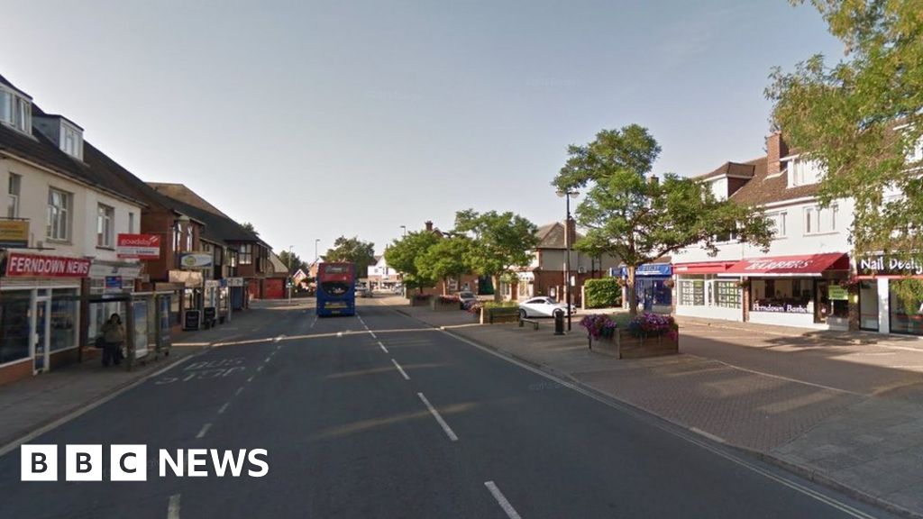 Ferndown crash Pedestrian killed in threecar collision BBC News