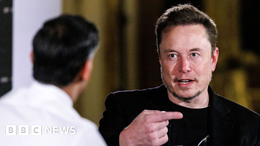 Elon Musk tells Rishi Sunak AI will put an end to work