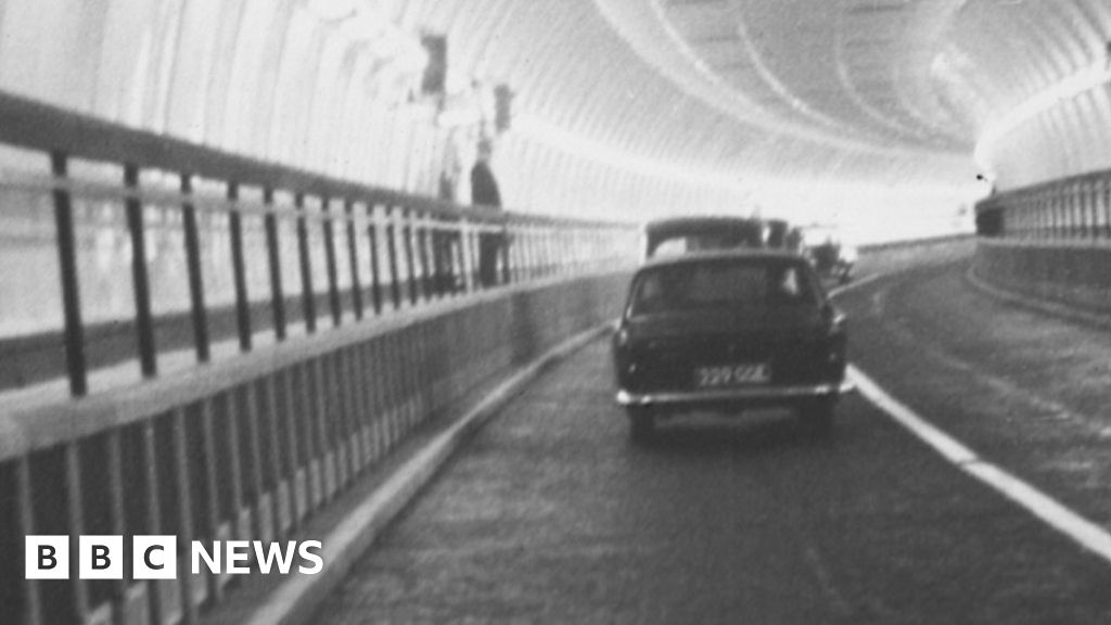 From the archive The opening of the Clyde Tunnel in 1963 BBC News