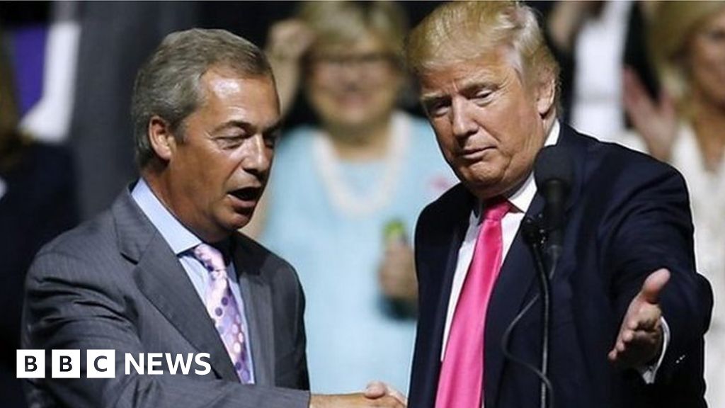 How Americans Responded To Nigel Farage Bbc News 