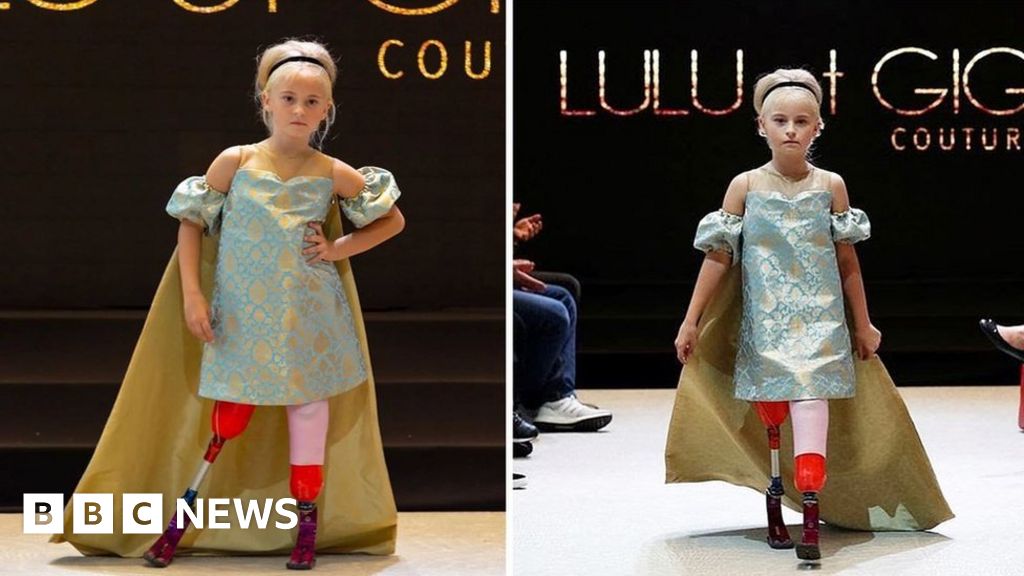 DaisyMay Demetre Model, 9, appears in Paris Fashion Week BBC News