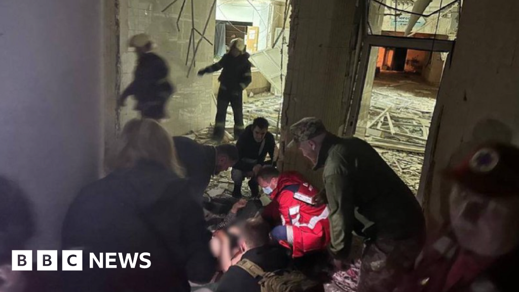 Ukraine war: 'Children die' in new missile attack on Kyiv