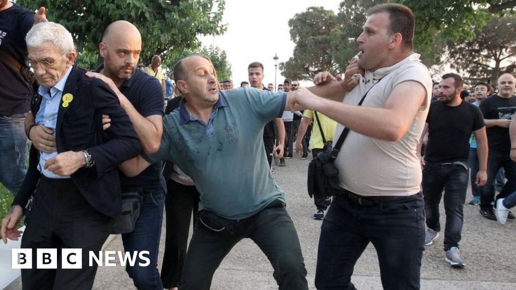 Mayor of Greece's second city beaten up