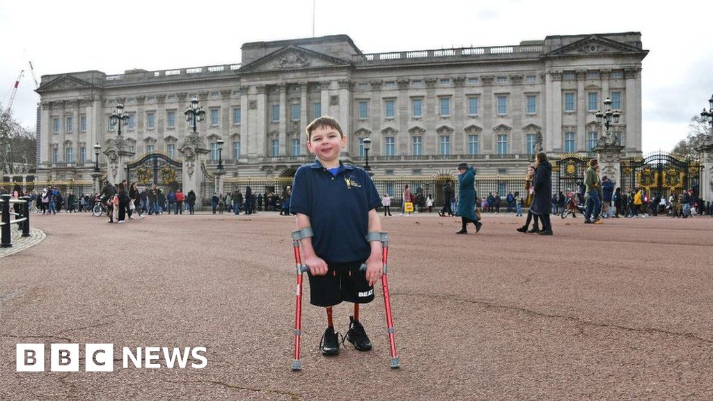 New Years Honours 2024 Tony Hudgell, 9, youngest to receive medal
