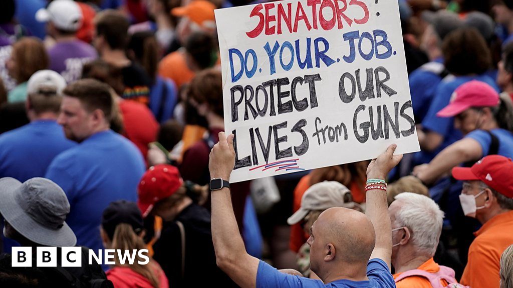 March For Our Lives: Thousands join gun control rallies across the US