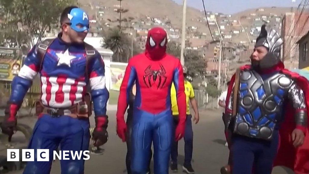 The 'superheroes' catching drug dealers in Peru