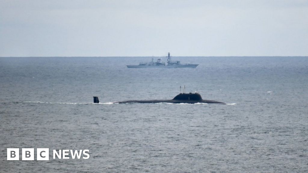Royal Navy tracks two Russian submarines in North Sea