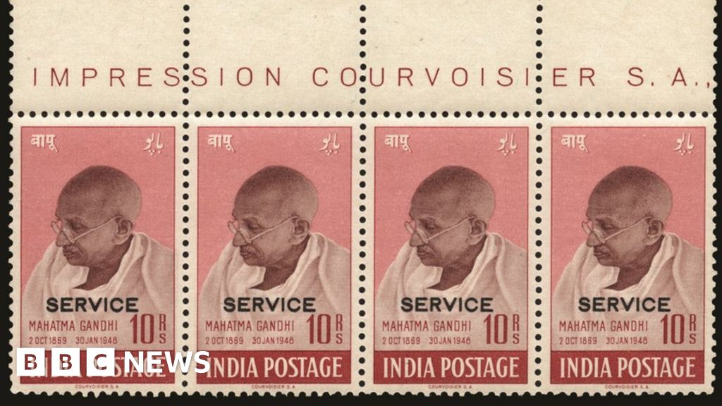 Gandhi stamps sell for £500,000 BBC News