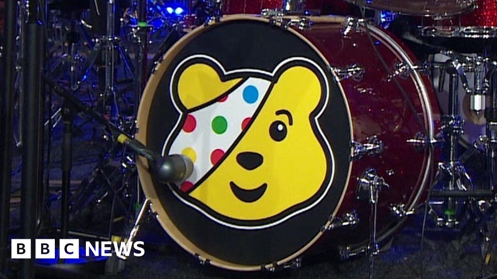 Children in Need: Dozens join viral drummer to take on BBC News theme tune