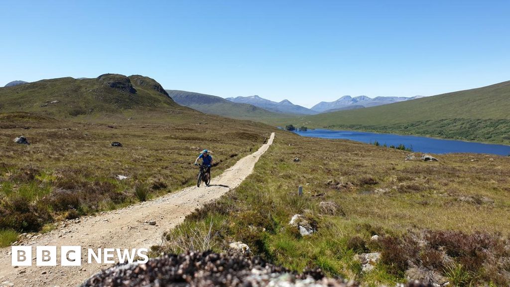 New offroad cycle route links England and Scotland BBC News