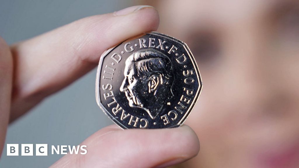 King Charles 50p coins struck for the first time