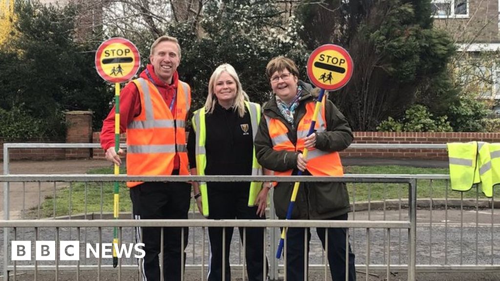 Coronavirus Bedford teachers lollipop men and women BBC News