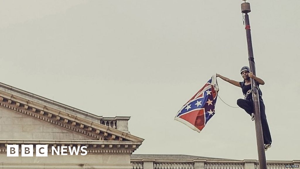 Bree Newsome Flag Activist Becomes Online Folk Hero BBC News    83934269 83934188 