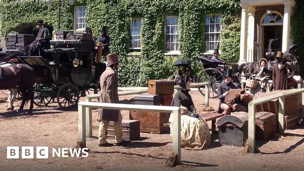 Bury St Edmunds turned into 'David Copperfield movie' scene BBC News