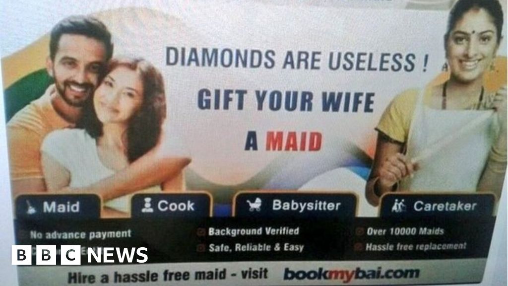 The advert that said Gift your wife a maid