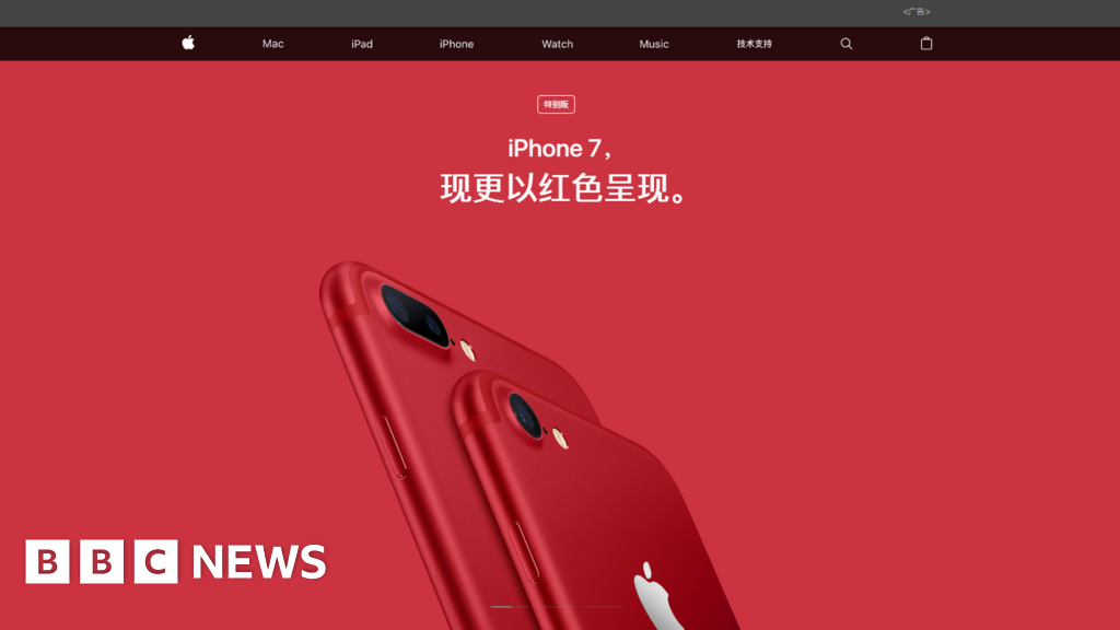 Why Apple's red iPhones not 'Red' in China - BBC News