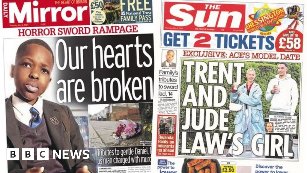 The Papers: ''Our hearts are broken' and potential Rwanda delay