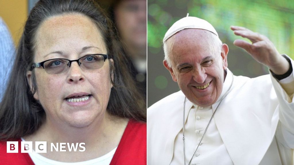 Pope S Meeting With Kim Davis Not An Endorsement Vatican Bbc News