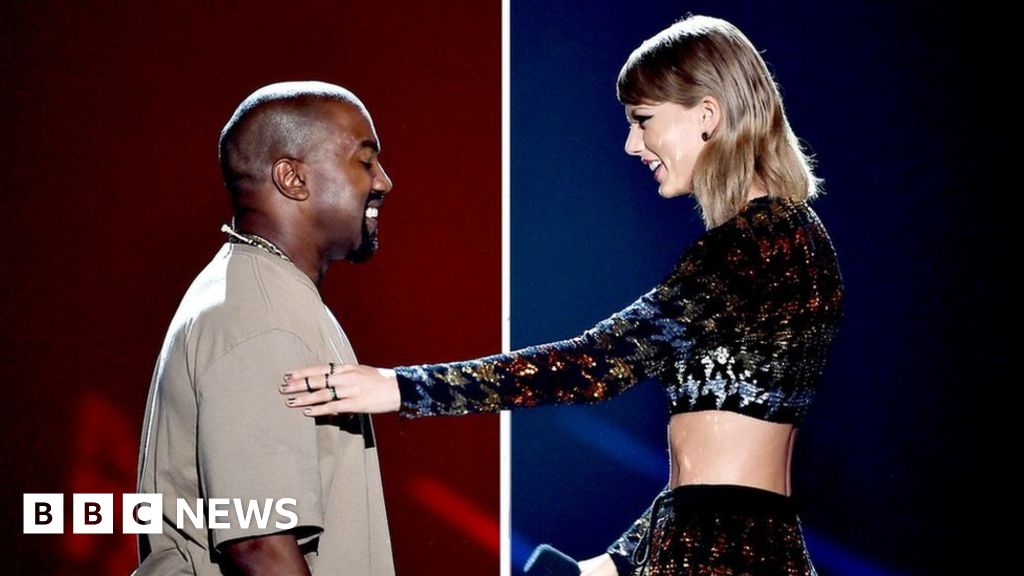 Taylor Swift Naked Porn - Taylor Swift and Kanye West's phone call leaks - BBC News