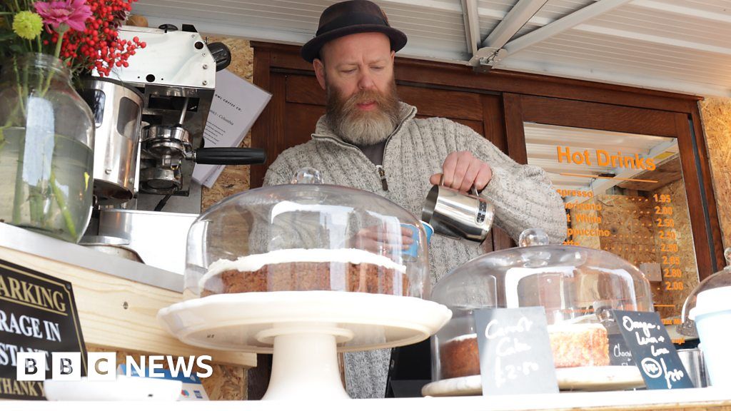 Man opens tiny cafe in garage between Bristol houses