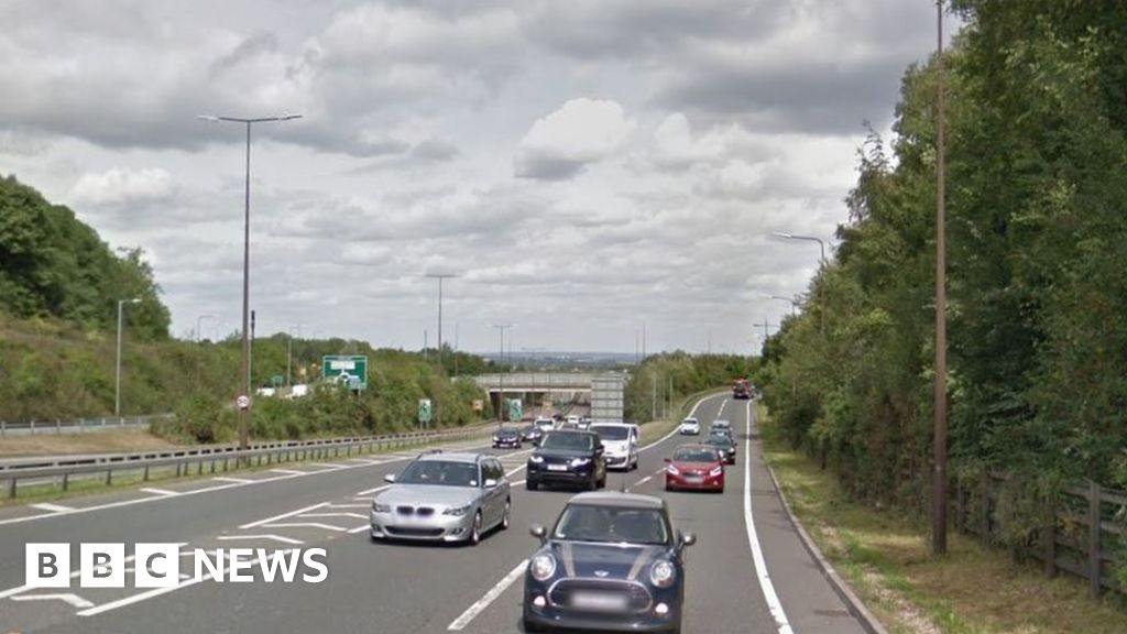 Kent crash death Man arrested after police hunt BBC News