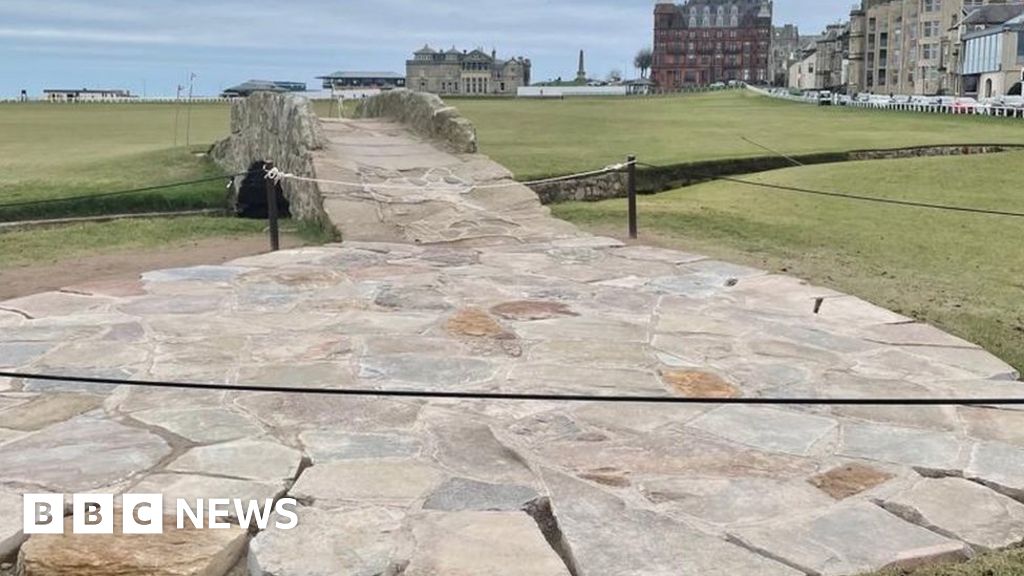 St Andrews Old Course bridge renovation compared to ‘DIY patio’