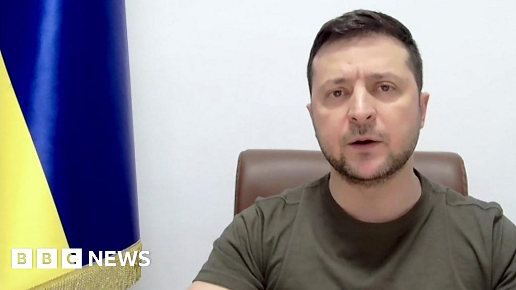 Ukraine war: President Zelensky speaks to UK MPs