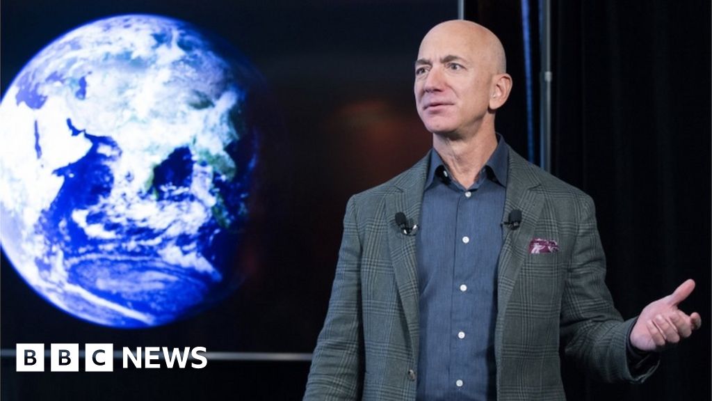 The Amazon founder Jeff Bezos has said he will fly to space with his brother on the first human flight launched by his space company, Blue Origin. &qu