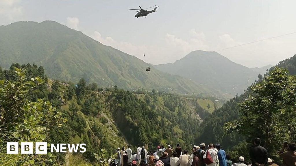 Pakistan cable car: Relief as all passengers brought to safety