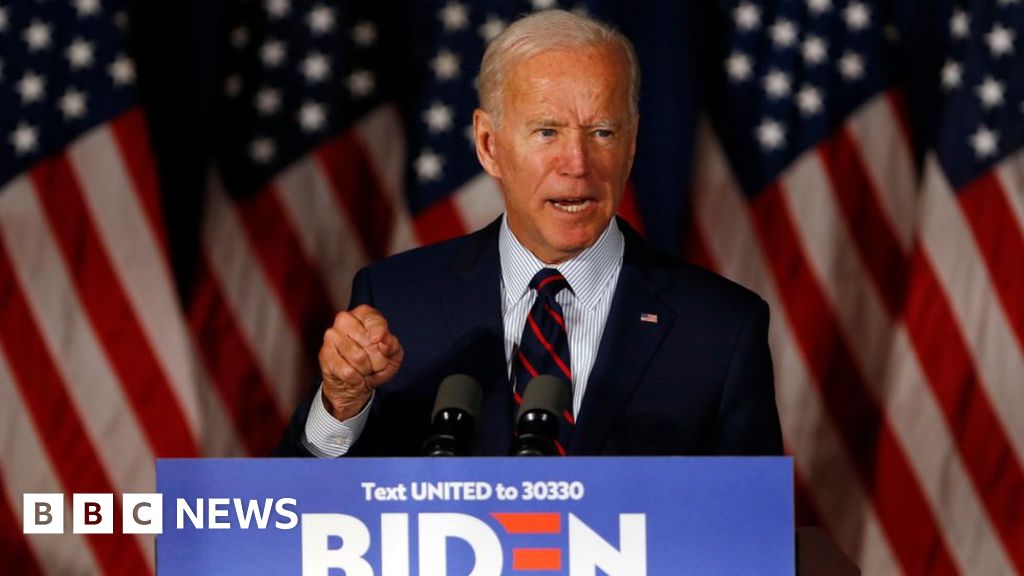 Democratic presidential hopeful Biden urges Trump impeachment