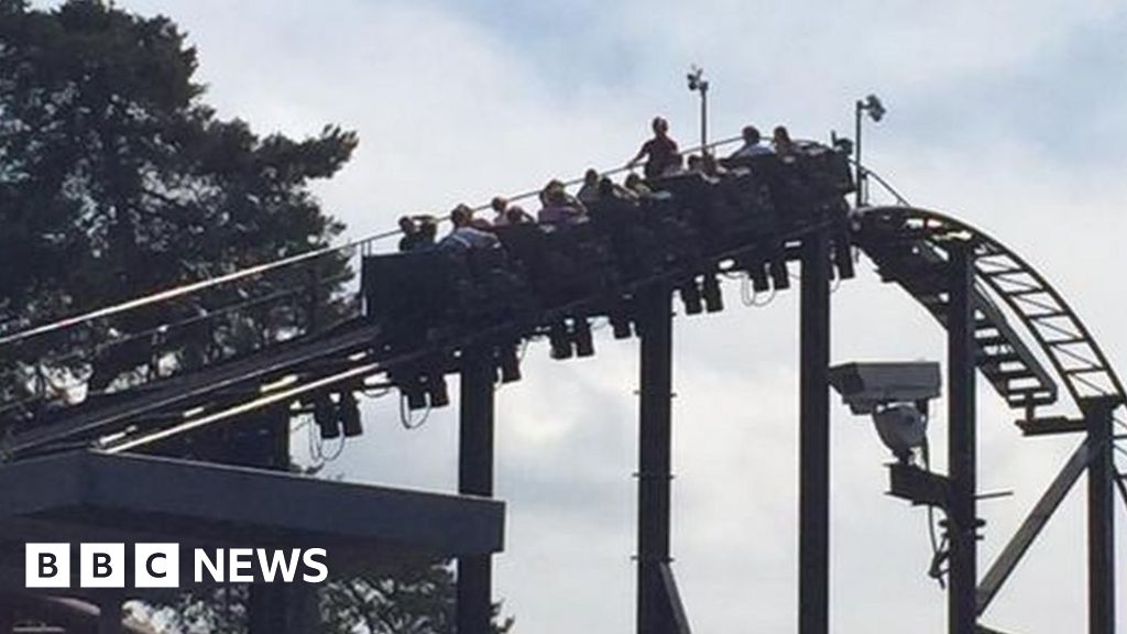 Alton Towers Four rides shut and passengers evacuated amid power