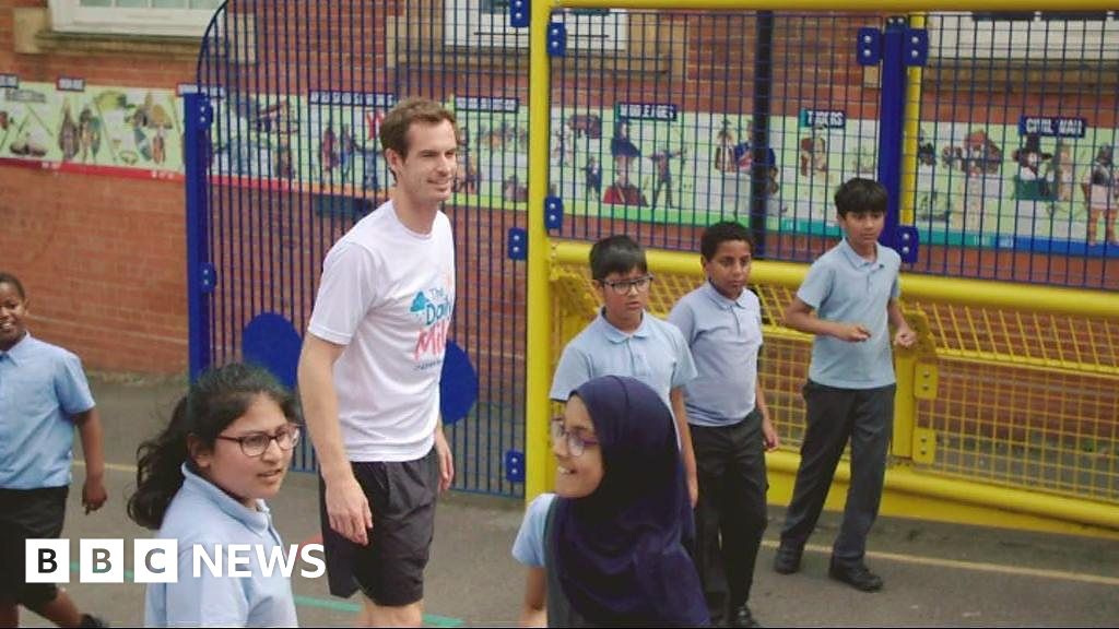 Andy Murray promotes The Daily Mile